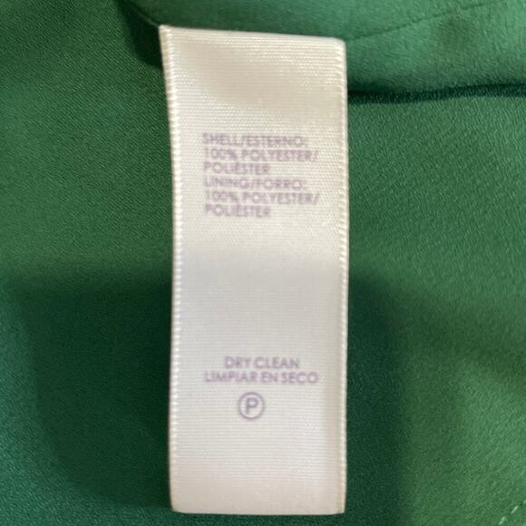Rebecca Minkoff Green Dress ruffles spagetti adjustable straps size 6 - Picture 9 of 10
